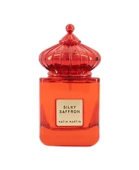 Matin Martin Fragrance Silky - Woody Spicy Unisex Travel Perfume with Saffron and Leather Notes - Perfume for Men - Arabian Perfume for Women