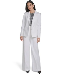 Calvin Klein Petite Notch Collar Long-Sleeve Jacket