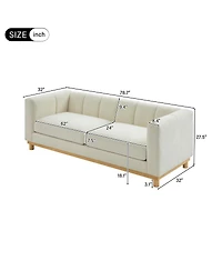 Streamdale Furniture Modern Loveseat Sofa for Living Room