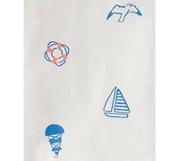 Carter's Boys' 2T-5T Nautical Pocket Short-Sleeve T-Shirt