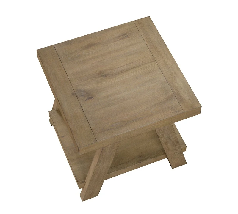 Ebony 24" Wood End Table