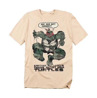 Teenage Mutant Ninja Turtles Men's Raph Kiss Your Butt Goodbye T-Shirt