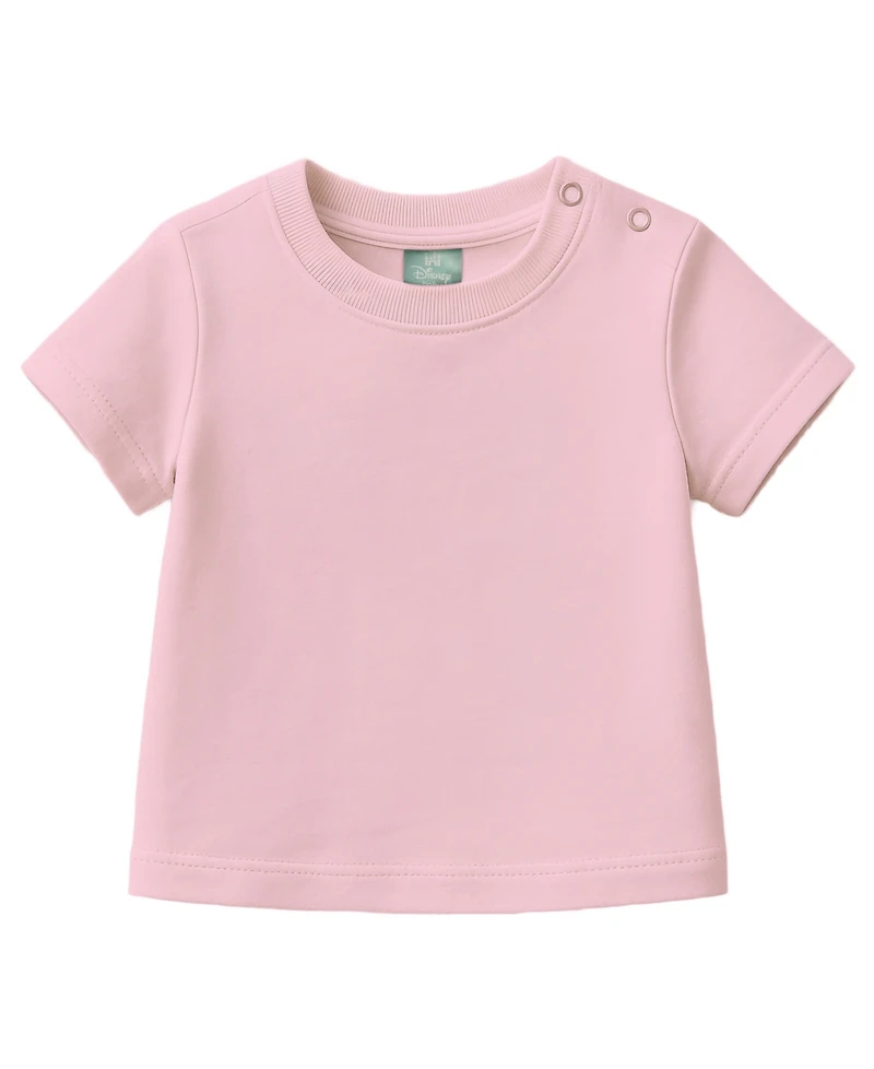 Disney Baby Girls' Short-Sleeve T-Shirt and Jumper, 2-Piece Set