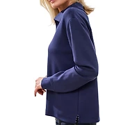 Tribal Women's Johnny Collar Top