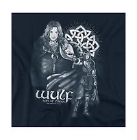 Lord Of The Rings Men's War Rohirrim Wulf Sword Point T-Shirt
