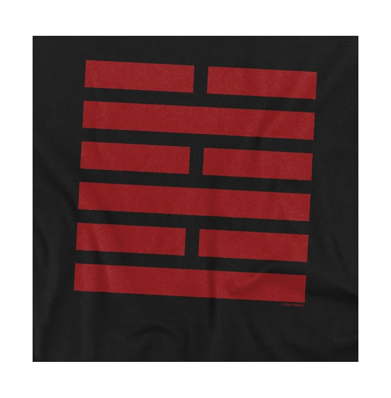 Hasbro+ Men's + G.i. Joe Snake Eyes Symbol T-Shirt