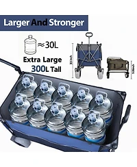 Rainsken Heavy-Duty Folding Wagon Cart