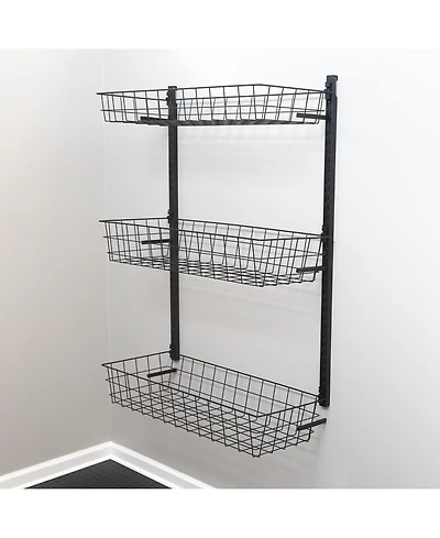 StoreYour Adjustable G Basket Wall Storage System