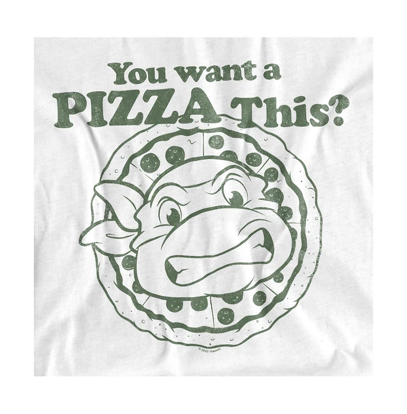 Teenage Mutant Ninja Turtles Men's Tmnt Tmnt You Want A Pizza Me T-Shirt
