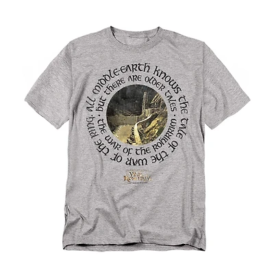 Lord Of The Rings Men's War Rohirrim Helms Deep Circle T-Shirt