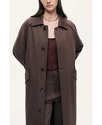 Nocturne Women's Single-Breasted Trench Coat