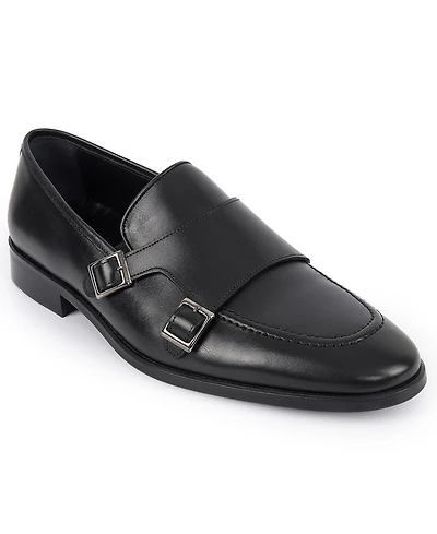Vellapais Men's Bovina Double Monk Slip-On Loafers