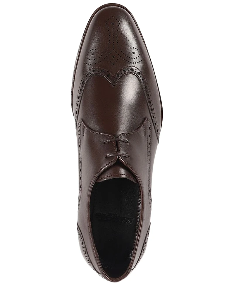 Vellapais Men's Wingtip Lace-Up Dress Shoes