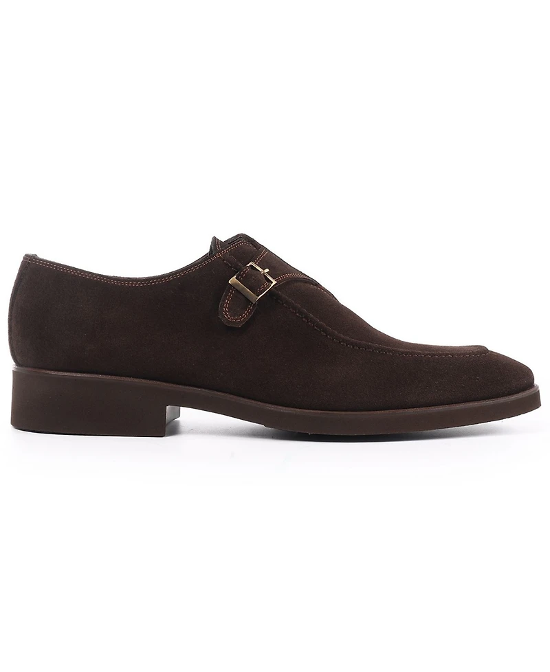 Vellapais Men's Monk Strap Slip-On Dress Shoes