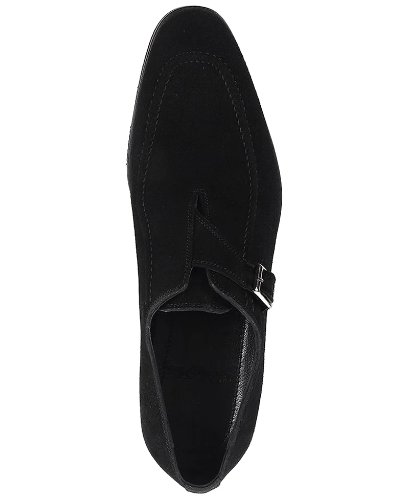 Vellapais Men's Monk Strap Slip-On Dress Shoes