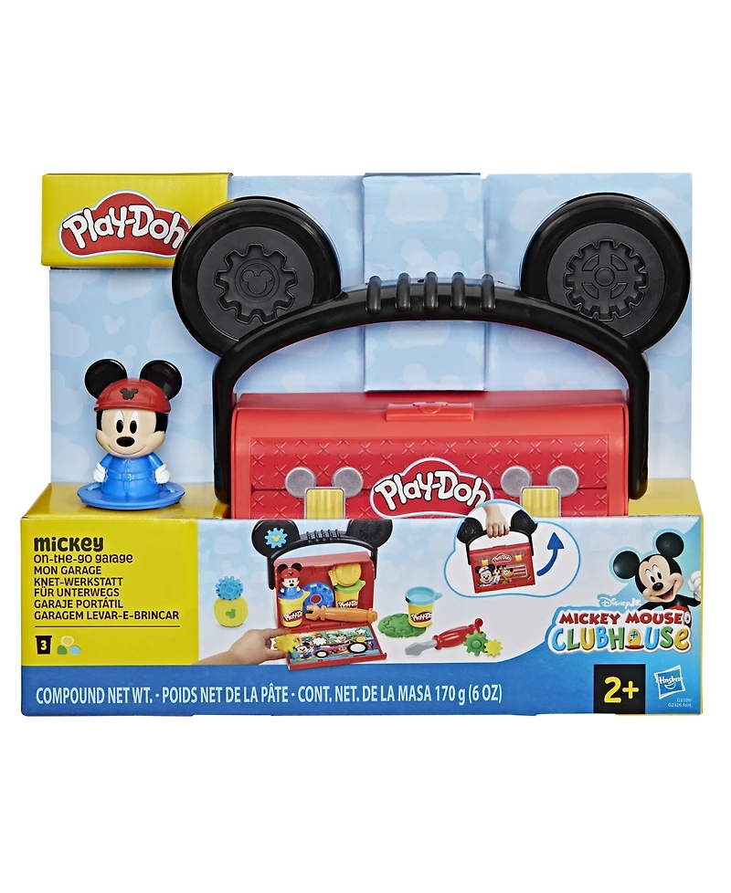 Play-Doh Disney Junior Mickey Mouse On-the-Go Garage Playset