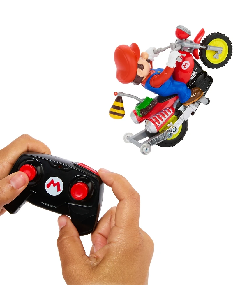 Hot Wheels Mario Wheelie Motocross Remote-Controlled Battery-Powered Vehicle