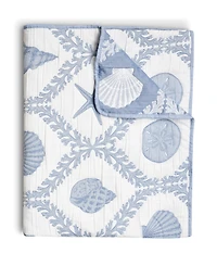 Greenland Home Fashions Laguna Reversible Jacquard Woven Matelasse Throw, 50" x 60"