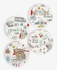 Macy's Graphic Ceramic Coasters, Set of 4, Macy's Exclusive