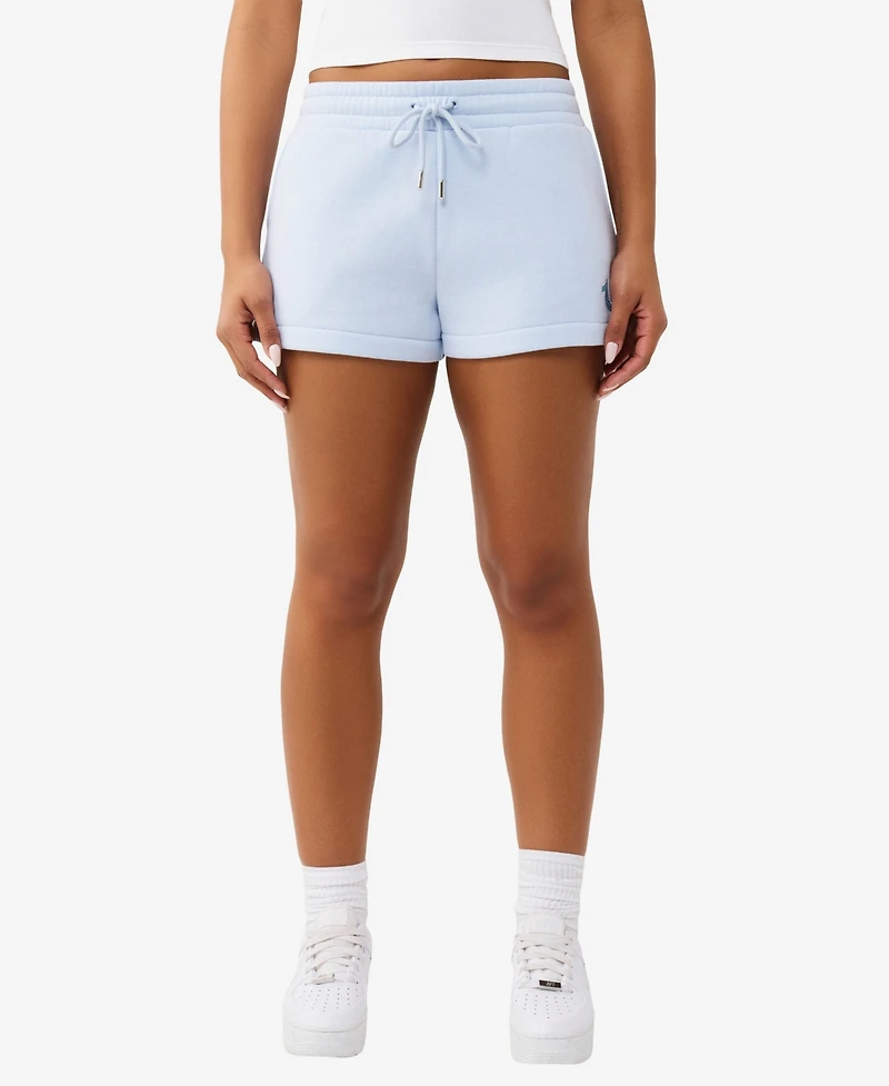 True Religion Women's Embroidered Lounge Shorts