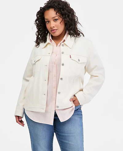 Levi's Plus Button-Down Original Denim Trucker Jacket