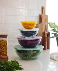 Sedona Kitchen 4-Pc. Glass Mixing Bowl Set