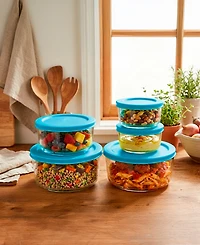 Sedona Kitchen 10-Pc. Glass Food Storage Set