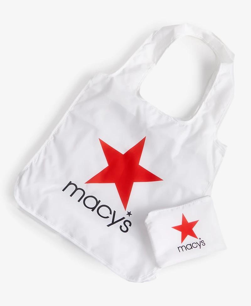 Macy's Star Printed Foldable Bag, Macy's Exclusive