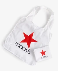 Macy's Star Printed Foldable Bag, Macy's Exclusive