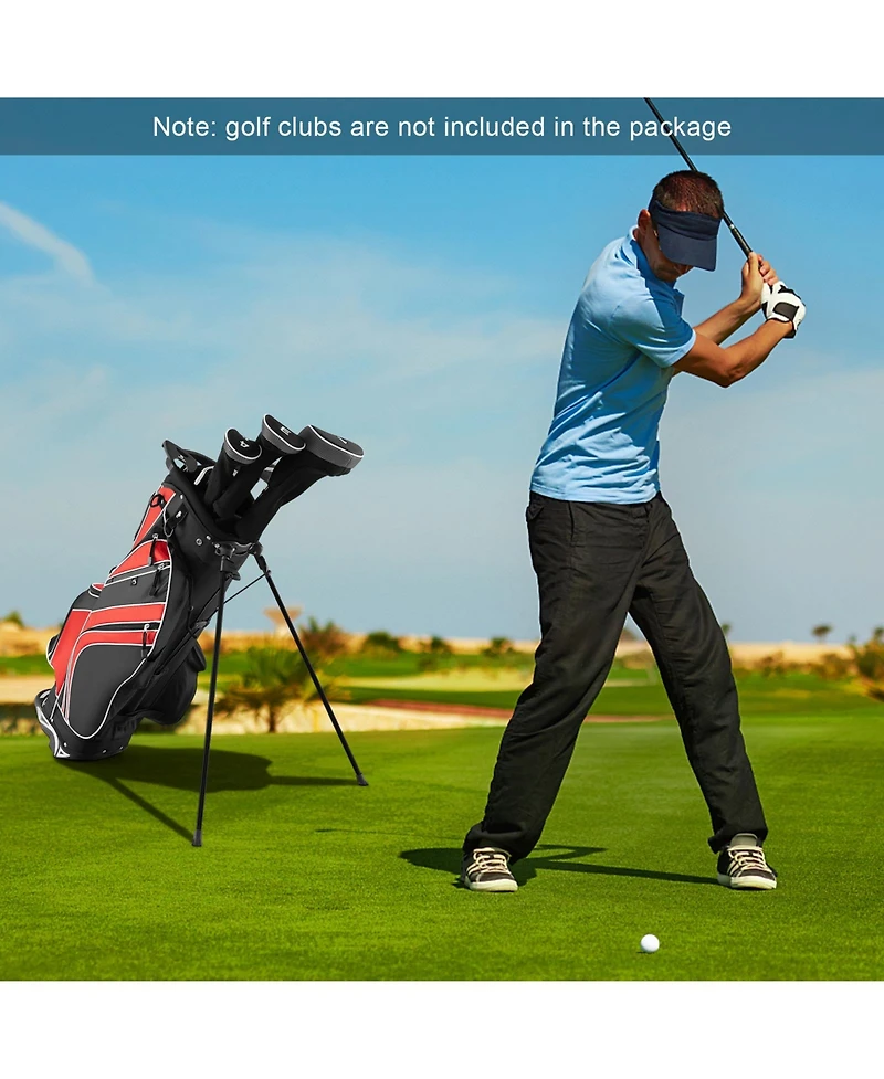 Mecale Lightweight Golf Stand Cart Bag with Shoulder Strap, Portable Carry Design