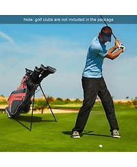 Mecale Lightweight Golf Stand Cart Bag with Shoulder Strap, Portable Carry Design