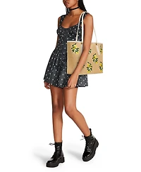 Betsey Johnson Skullicious Tote W/ Scarf