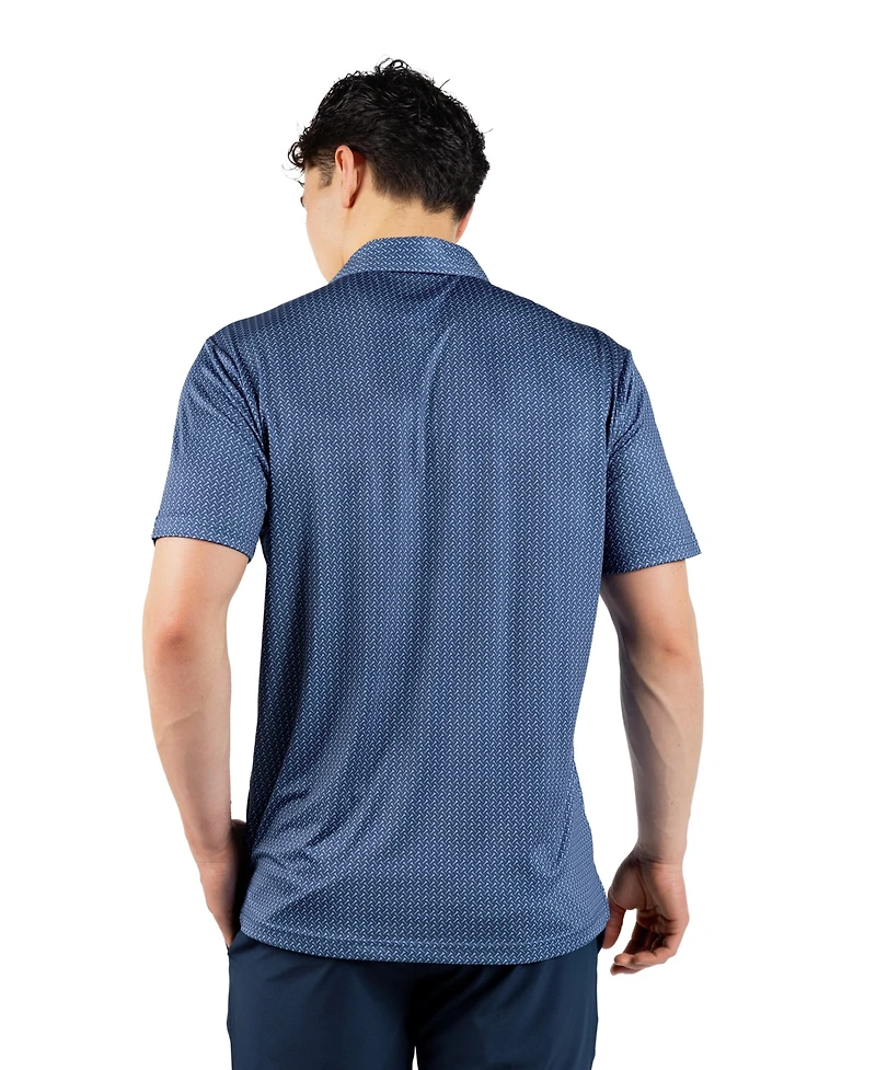 TailorByrd Men's Golf Tees Printed Performance Polo shirt