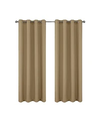 Rt Designers Collection 100% Polyester 140 Gsm Sedona Jacquard Grommet Curtain Panel 54" x 84