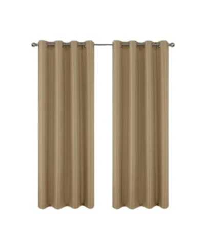 Rt Designers Collection 100 Polyester 140 Gsm Sedona Jacquard Grommet Curtain Panel 54 X22 X X22