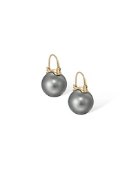 Retro Chic Pearl Earrings