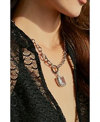 Retro Chic Crystal Lava Necklace