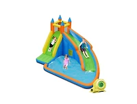 Mecale Kids Inflatable Water Slide Bounce House with Carry Bag, 480W Blower Included
