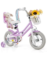 Mecale Girls' Bike with Doll Seat and Streamers