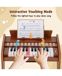 Mecale 25-Key Children's Piano Keyboard, Adjustable Speed & Volume for Early Music Education and Fun