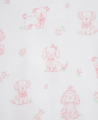 Little Me Baby Girls' Puppies Print Coveralls, 2-Pack
