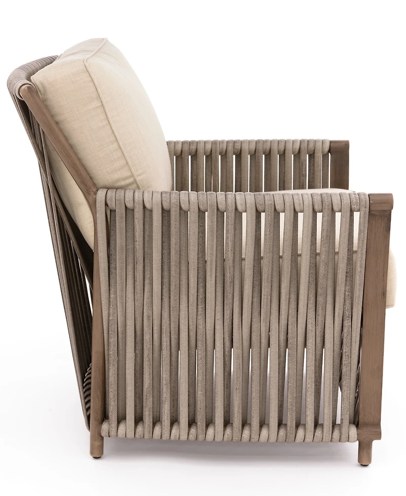 Agio Vera 33" Aluminum Outdoor Club Chair, Created for Macy's