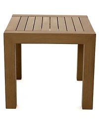 Agio Vera 22" Aluminum Outdoor End Table, Created for Macy's