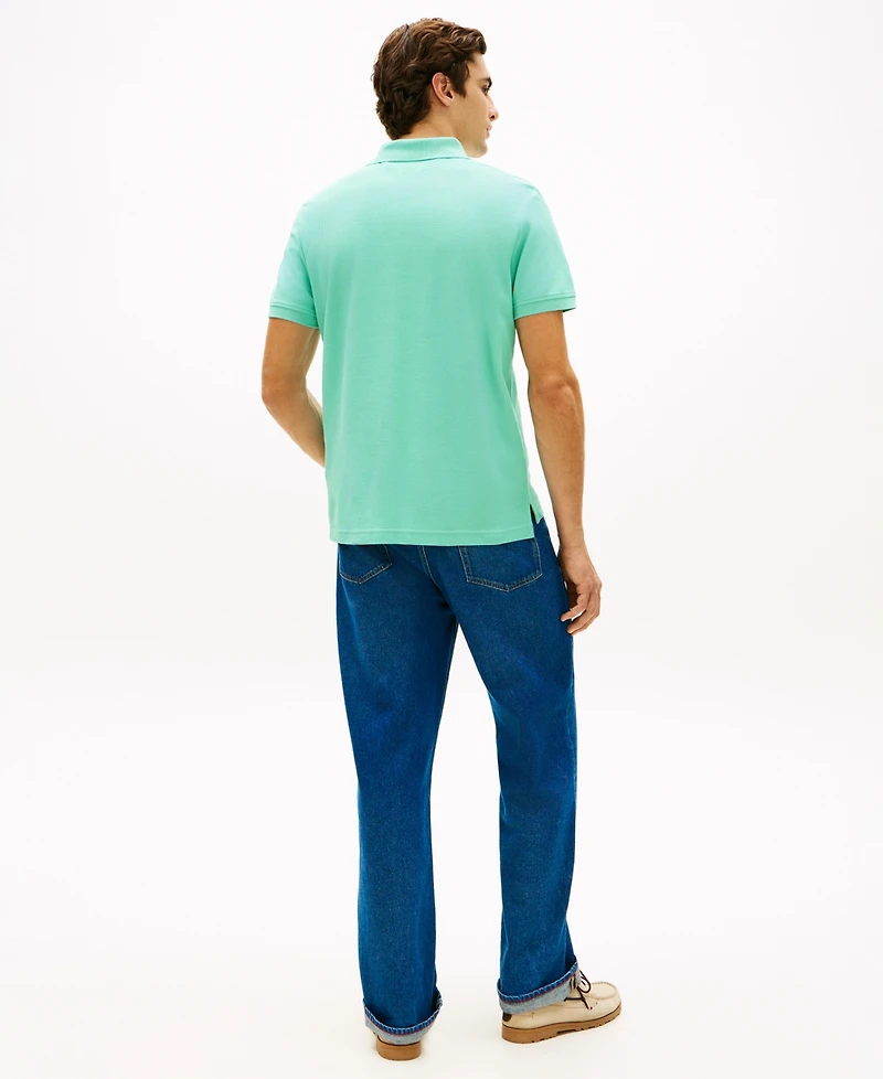 Tommy Hilfiger Men's Short-Sleeve Script Logo Polo Shirt