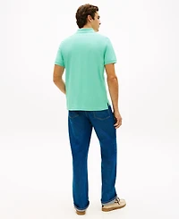 Tommy Hilfiger Men's Short-Sleeve Script Logo Polo Shirt