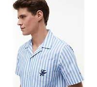 Tommy Hilfiger Men's Papertouch Striped Short-Sleeve Shirt