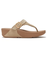 FitFlop Women's Lulu Buckle Wedge Heel Sandals