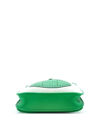 Pre-Owned HERMES Pm Evelyne Bag Gen Iii Toile and Leather