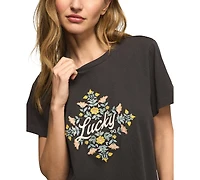 Lucky Brand Women's Classic Fit Crew Neck T-Shirt
