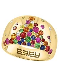 Effy Collection Multi-Gemstone (1-1/2 ct. t.w.) Ring in 14k Yellow Gold